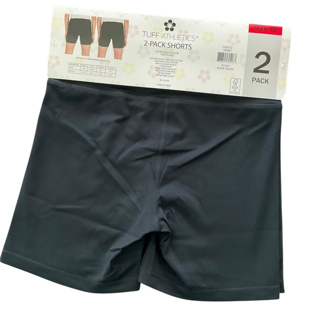 Tuff Girls Athletics Youth 2-pack Bike Short Size Medium NWT - Picture 5 of 9